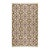 Part & Parcel Goods Wool Star Rug, 15' x 20', Celadon, Chocolate, Sage and Eggshell For Sale