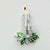 American 1970s Vintage Boho Chic Americana Silver Tone Candle Christmas Brooch, Ancer Inc For Sale - Image 3 of 6