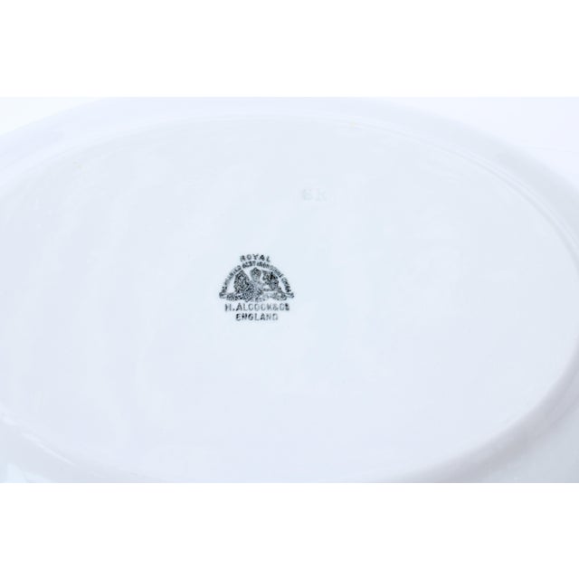 English 14.5" Ironstone Oval Platter/ H. Alcock & Co For Sale In Los Angeles - Image 6 of 7