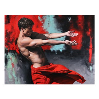 Filippo Manfroni, I'll Be There 2, Oil on Canvas For Sale