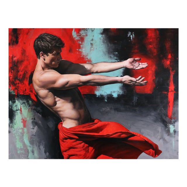 Filippo Manfroni, I'll Be There 2, Oil on Canvas For Sale