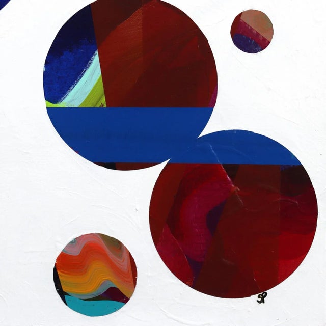 2020s Geometric Colorful Painting "Reflections Through the Looking Glass No. 8" Original Artwork by Shiri Phillips For Sale - Image 5 of 9