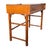 1960s American of Martinsville Faux Bamboo & Cane Writing Desk Console Table MCM For Sale - Image 5 of 11