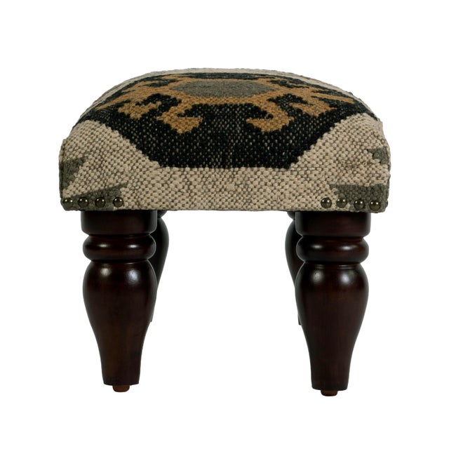 Berino 20 in. W x 11" H Rectangular Upholstered Stool, Mountain Lodge For Sale In Chicago - Image 6 of 7