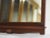 Mid Century Mahogany Wall Mirror With Floral Pediment For Sale In Chicago - Image 6 of 10