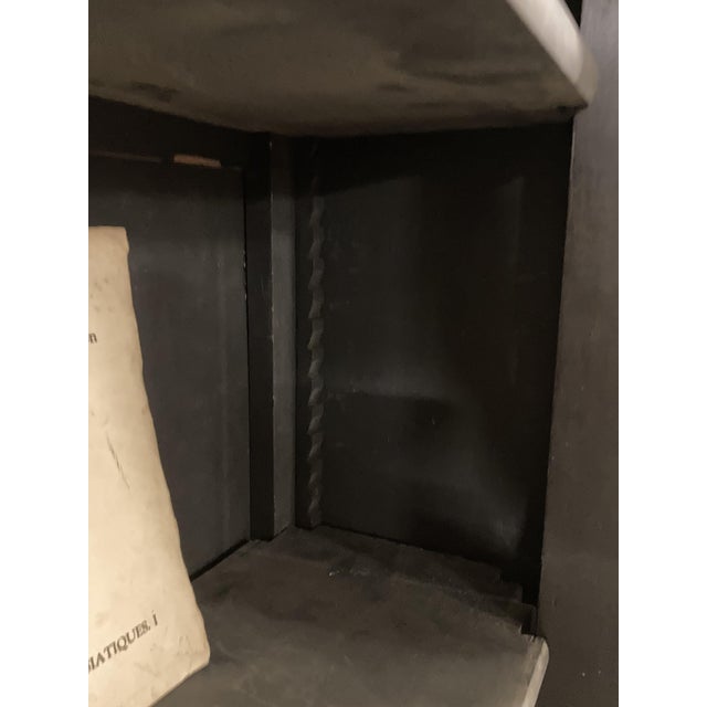 Napoleon III Bookcase in Blackened Pear Wood For Sale - Image 9 of 17