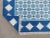 Not Yet Made - Made To Order Cotton Handmade Vegetable Dyed Blue and White Star Rug - 8x10 For Sale - Image 5 of 11