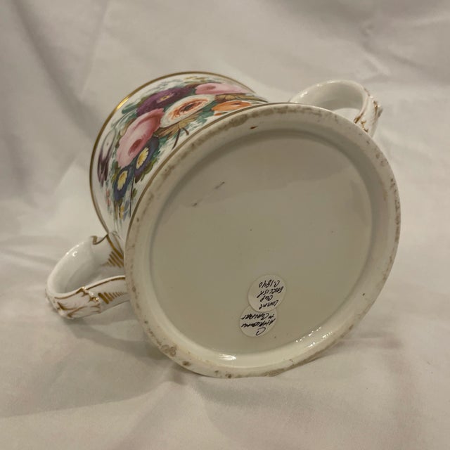 Coalport Porcelain Antique Coalport Loving Cup For Sale - Image 4 of 4