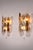 Beautiful and stunning austrian mid-century "kalmar" wall sconces, model "citrus" these sconces were designed and...