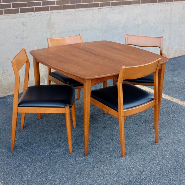 Mid Century Modern United Furniture "Intermood" Cherry Dining Chairs