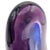 Glass 1960s Mid-Century Tear Drop Blue and Purple Murano Style Art Glass Sculpture For Sale - Image 7 of 8