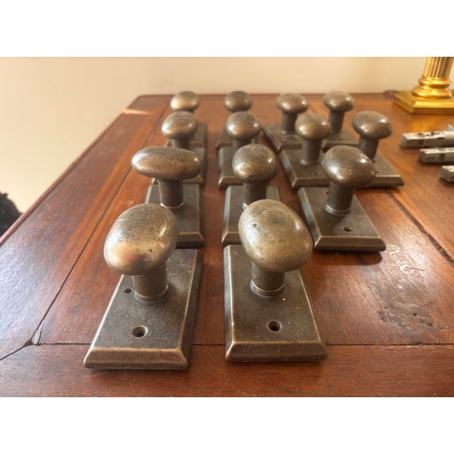 Bronze Hand Cast Rocky Mountain Hardware Door Knobs - a Pair For Sale - Image 8 of 9