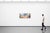 2020s 2026, Faux Naive Horizontal Painting, Playground Landscape, Vivid Tones Bauhaus Shapes on Canvas For Sale - Image 5 of 8