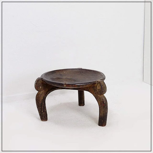 Wood Vintage Tanzanian Stool, 1960s For Sale - Image 7 of 12