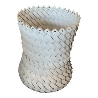 Extra Large Braided Basket Beige Tan For Sale
