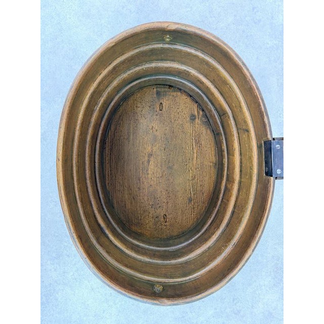 Antique Bentwood Laundry Basket with Rattan Lid from Gebrüder Thonet, 1895 For Sale - Image 12 of 14