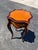 Rococo Louis XV Marquetry Side Table, Gilt Bronze Accents, Cabriole Legs Accent Table For Sale - Image 3 of 9