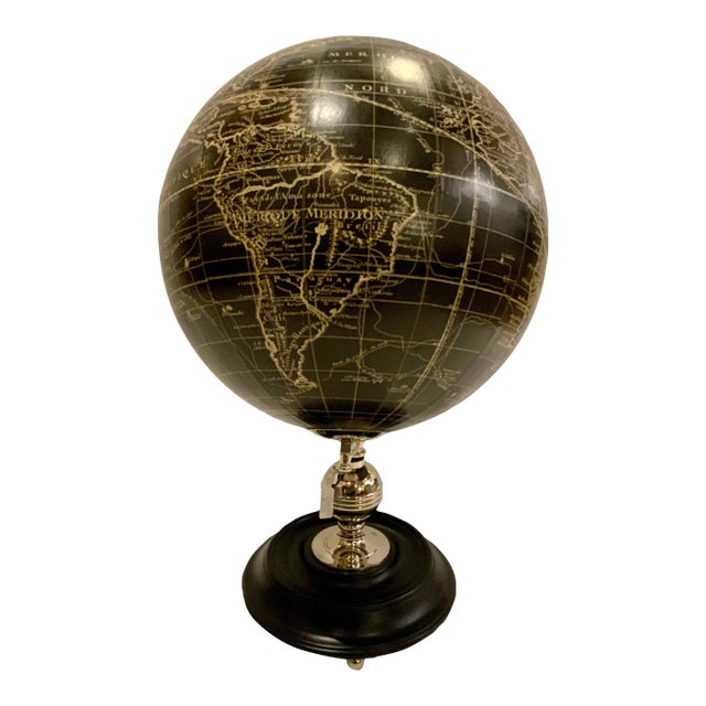 Vaugondy 1745 Noir Globe For Sale