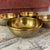 Set of 4 Vintage British Royal Navy Brass Finger Mess Bowls For Sale - Image 4 of 13