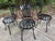Early 20th Century Francois Carre Antique Original Parisian Park Chairs, Circa 1880 - A Trio, Attributed For Sale - Image 5 of 7