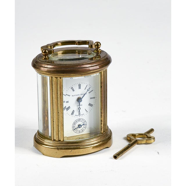 Gold Cappuccina Alarm Clock with Key by Matthew Norman, 1950s For Sale - Image 8 of 10