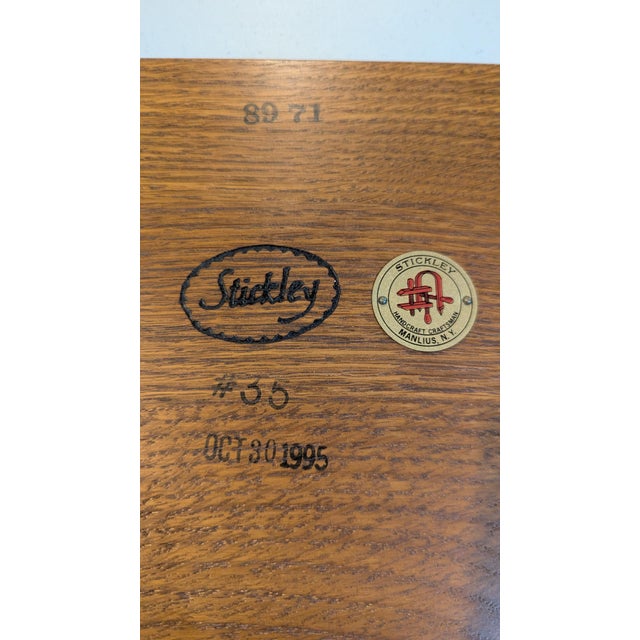 1990s Stickley Tabletop Book Stand For Sale - Image 5 of 5