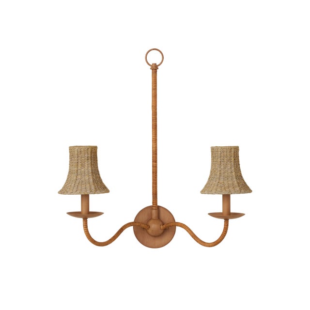 2020s Currey & Company Bell Natural Chandelier Shade For Sale - Image 5 of 8
