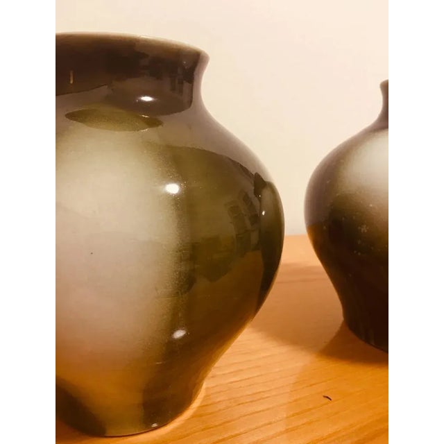 Czech Ceramic Vases from Ditmar Urbach, 1975, Set of 2 For Sale - Image 4 of 9