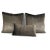 Brown Plush Velvet With Silver Metallic Pillow Cover For Sale In Portland, OR - Image 6 of 7