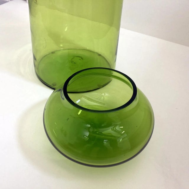 Blenko Vintage Blenko Large Covered Decanter, Design by Nickerson For Sale - Image 4 of 8