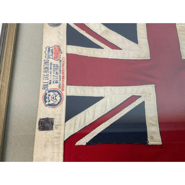Textile British Royal Navy Ensign Flag For Sale - Image 7 of 8