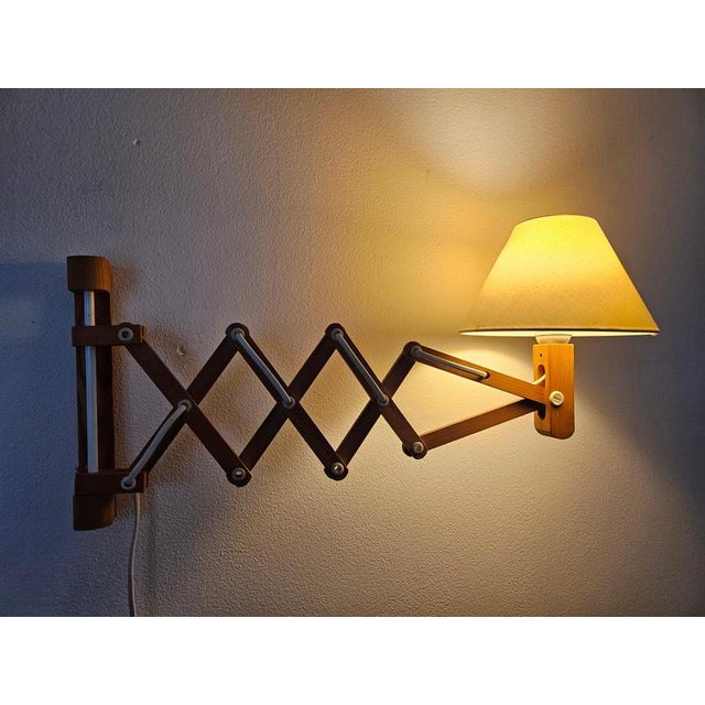 Mid-Century Modern Swedish Scissor Wall Lamp from Ikea, 1979 For Sale - Image 10 of 16