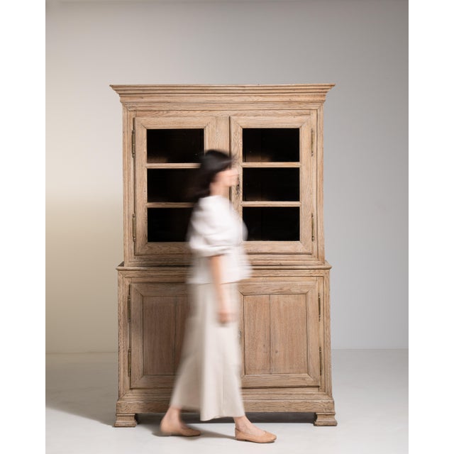 Oak Provençal Vitrine, French Rustic Design, France, Circa 1880 For Sale In Greensboro - Image 6 of 18