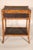 Brown Pair of Aesthetic Movement Style Rattan, Metal and Canvas Side Tables For Sale - Image 8 of 13
