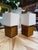1970s Italian Reeded Wood Table Lamps - a Pair For Sale In Los Angeles - Image 6 of 8