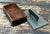 Mid-Century Modern Vintage Metal and Wood Lidded Box For Sale - Image 3 of 12