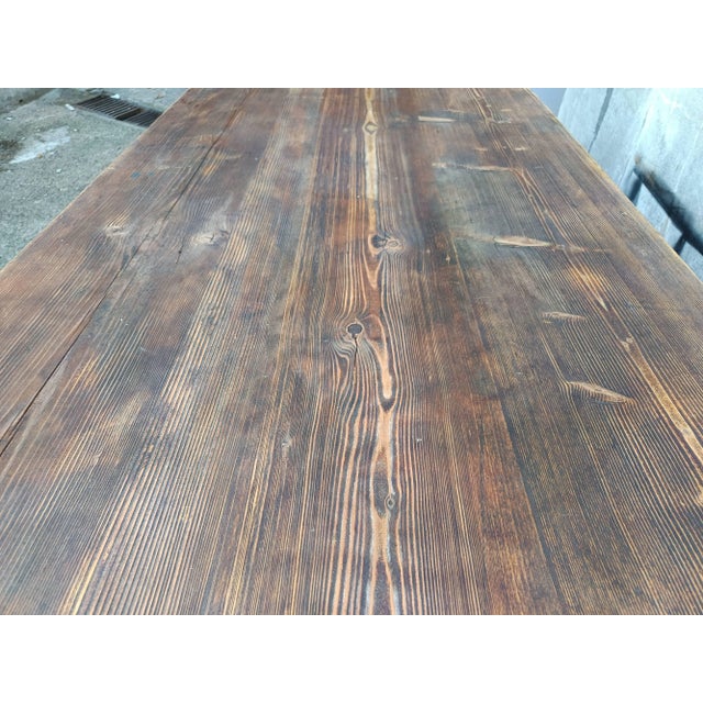 Farmhouse Table in Fir For Sale - Image 6 of 18