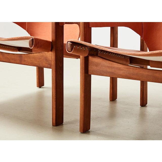 Vintage Trienna Lounge Chairs by Carl-Axel Acking for Nordiska Kompaniet, Sweden, 1960s, Set of 2 For Sale - Image 9 of 11
