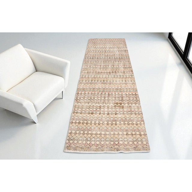 1950s Vintage Anatolian Wool Runner Rug For Sale - Image 5 of 9
