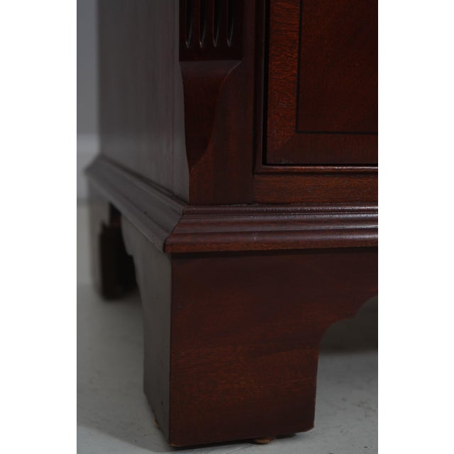 Ethan Allen Mahogany Inlaid Double Dresser For Sale - Image 10 of 18