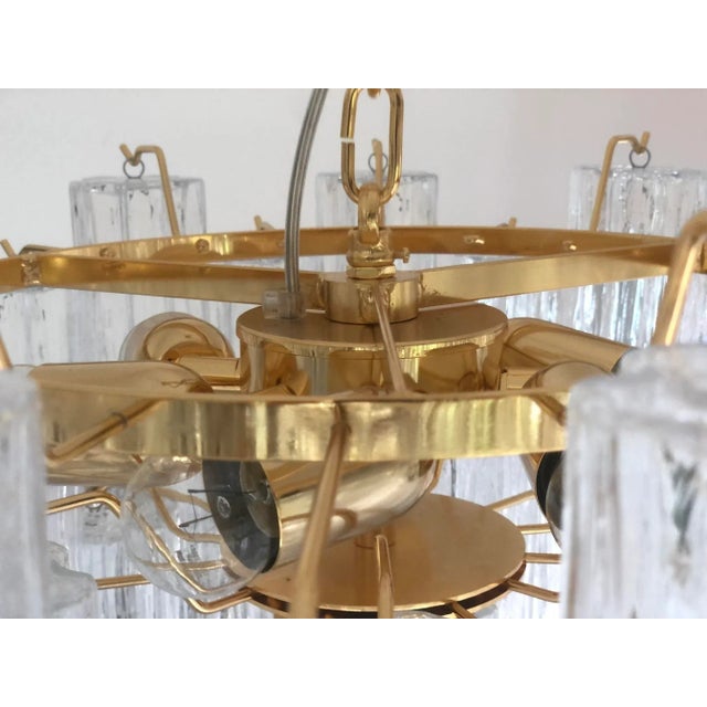 2020s Murano Style Glass Sputnik Chandelier Italian in Gold For Sale - Image 5 of 12
