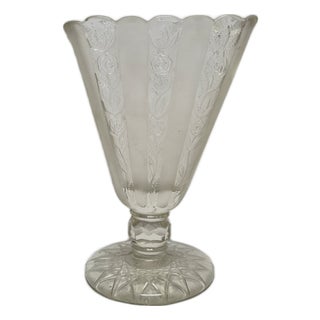 Art Deco Napkin Holder from Bolesław Morawski Glassworks, Poland, 1930s For Sale