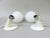 White Small Space Age Table Lights in White, 1970s, Set of 2 For Sale - Image 8 of 18