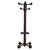 French Brutalist Carved Oak Coat Rack by Charles Dudouyt, 1940s For Sale