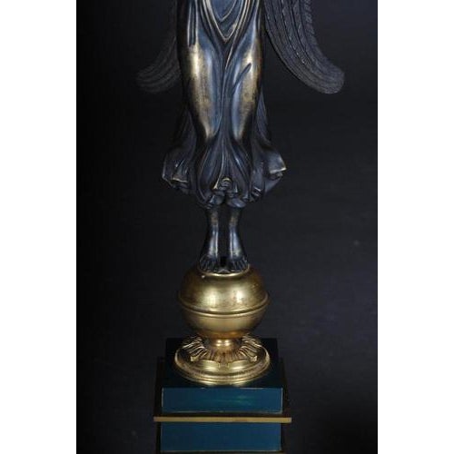 Gold Empire Ceremonial Bronze Candelabras in the style of P. P. Thomire, Set of 2 For Sale - Image 8 of 18