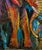 Textile Tetyana Andriyovych Elephant Original Oil Painting Art - Animal Decor Decorative Motifs For Sale - Image 7 of 9