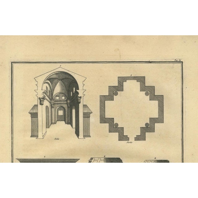 Early 18th Century Serlio, Architectural Engraving, 1721, Paper Engraving For Sale - Image 5 of 9