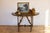 17th Century Italian Baroque Period Walnut Demilune Table with Carved Lyre Base For Sale - Image 11 of 14