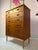 Danish Teak Chest of Drawers with Lock For Sale - Image 9 of 11