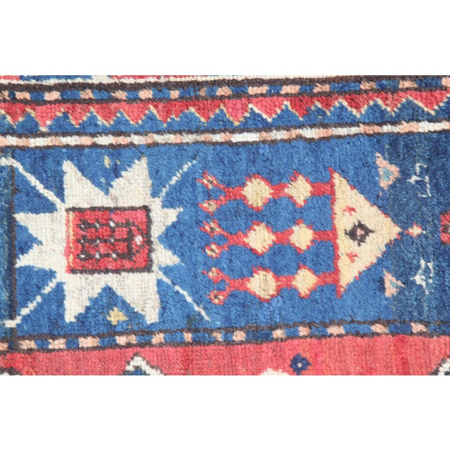 Antique Karabagh Kazak Caucasian Rug For Sale - Image 16 of 16
